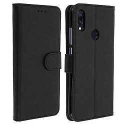 Avizar Housse Xiaomi Redmi Note 7 Étui Portefeuille Support Stand - noir