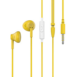 Avis Celly PT-WDE001Y écouteur/casque Écouteurs Ecouteurs Connecteur de 3,5 mm Jaune