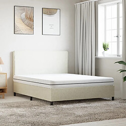 vidaXL Matelas en mousse moyennement doux 160x200 cm