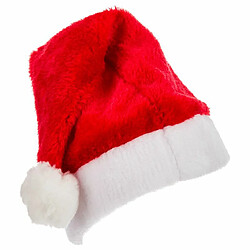 Chapeau de Noël Adulte Peluche 43cm Rouge