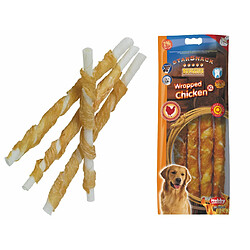 Avis NOBBY Snack poulet stick enrobé pour chien XL 25cm/Ø20mm