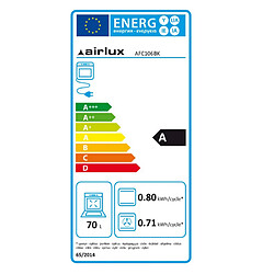 Four intégrable multifonction 65l 60cm a catalyse noir - afc108bk - AIRLUX