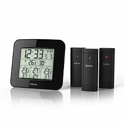 Hama 186311 Wetterstation EWS-Trio mit drei Sensoren schwarz