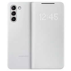 Étui Samsung Galaxy S21 Rabat intelligent Led View Cover Original argent