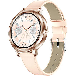 Montre Connectée Femmes Rose Smartwatch Sport Podomètre Bracelet Connecté Femme Intelligente Cardio Fréquence Ecran Couleur Etanche Chronomètre Pression Artérielle Android iOS( Rose)