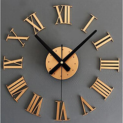 Universal 3D DIY grande horloge murale romaine numérique