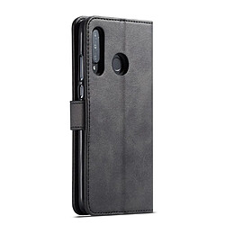 Avis Etui en PU avec un support noir pour votre Huawei P30 Lite