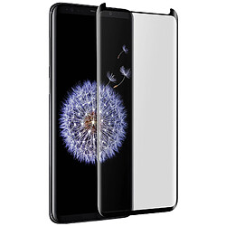 Avizar Film Galaxy S8 Plus / S9 Plus Verre Trempé Incurvé Transparent au Contour Noir