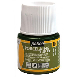 Pebeo Peinture à l'eau moirée pour porcelaine - Bronze - 45 ml