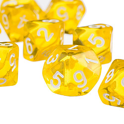 Acheter Dés 10 Face Dice D10 TRPG Jeux Dés Jeux Société