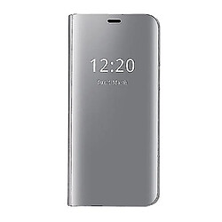 Universal Yyh-Samsung Galaxy S8 Clear View Folio Case - Silver