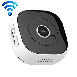 Wewoo H9 Mini HD 1280 x 720P Caméra de surveillance WiFi intelligente grand angle portable de 120 degréssupporte la vision nocturne infrarouge et l&39enregistrement avec détection de mouvement et locale et enregistrement en boucle de 10 à 20 m et carte Micro SD