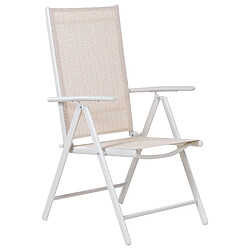 Acheter Beliani Lot de 6 chaises CATANIA Métal Beige