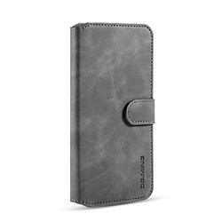 Wewoo Housse Coque Pour Galaxy M30s Etui à rabat horizontal côté huile avec supportlogements cartes et portefeuille Gris