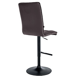 Avis Non Tabouret de bar Peking V2 simili cuir noir