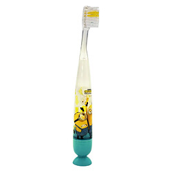 Tinokou Brosse à dents Lumineuse Enfant Les Minions avec Ventouse Multicolore