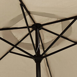 Acheter vidaXL Parasol Taupe 200x224 cm Aluminium