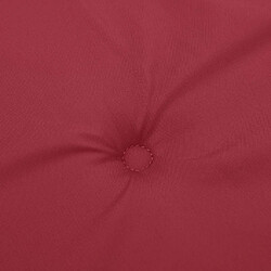 Maison Chic Coussin Confort | pouf | Coussin de banc de jardin rouge bordeaux 180x50x3 cm -GKD92788 pas cher