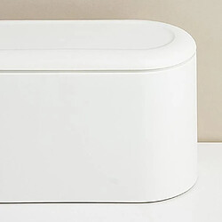 Acheter Poubelle De Salle De Bain élégante Petite Poubelle Poubelle Pour Bureau Blanc