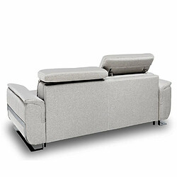 Acheter Inside 75 Canapé convertible express REAUMUR 140cm matelas 16cm pieds luge nabucka gris clair