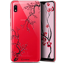 Caseink Coque Pour Samsung Galaxy A10 (6.2 ) [Gel HD Collection Summer Design Sakura - Souple - Ultra Fin - Imprimé en France]