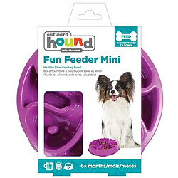 Acheter Outward Hound Mini mangeoire lente pour chiens Slo Bowl Violet