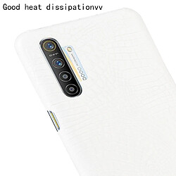 Wewoo Coque Rigide Pour caisse de PC + PU Crocodile antichoc à texture OPPO Realme XT / X2 / K5 Blanc pas cher