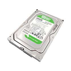 Disque Dur 500Go SATA 3.5 Western Digital Caviar Green WD5000AADS-00S9B0 5400rpm 32Mo · Reconditionné 