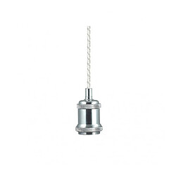 Luminaire Center Suspension design Dreifa Chrome poli 1 ampoule 6,7cm pas cher