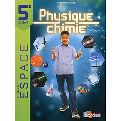 Physique chimie, 5e, cycle 4 : programme 2016