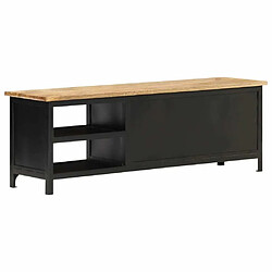 Maison Chic Meuble TV scandinave - Banc TV pour salon 120x30x40 cm Bois massif de manguier -MN17634 pas cher