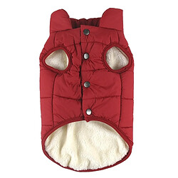 Avis Wewoo Manteau d'hiver pour animaux de compagnie Vêtements chiens de chien chaudTaille XL Rouge