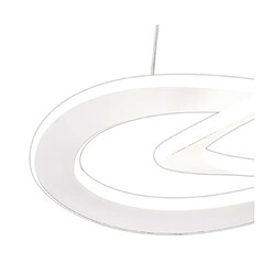 Luminaire Center Suspension LED Planet Blanc pas cher