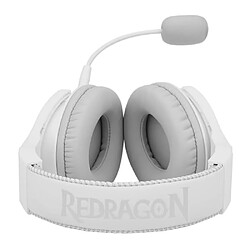 Acheter Redragon H350 Micro Casque Filaire Supra-Auriculaire Stéréo Jack 3.5mm Microphone Détachable Rétroéclairage RVB Dynamique Blanc