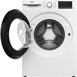 Lave-linge hublot BEKO B3WFT51062WW - 10 kg - Induction - L60cm - 1600 trs/min - Classe B - Blanc pas cher