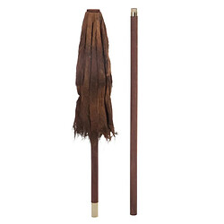 Paris Prix Parasol en Bois Cocotier 150cm Marron