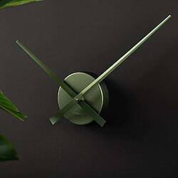 Karlsson Horloge aiguilles Big Time 41cm métallisée vert.