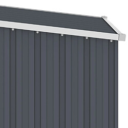 Helloshop26 Abri de jardin cabane cabanon maison de stockage remise extérieur hangar outils robuste 87 x 98 x 159 cm acier galvanisé anthracite 02_0022215 pas cher