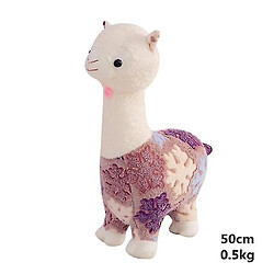 Universal Oreiller en peluche en alpaga de neige de dessin animé de 50 cm apaisant jouets pour enfants cadeau de la Saint-Valentin | Oreiller en peluche