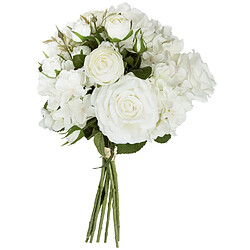 Atmosphera, Createur D'Interieur Bouquet artificiel de 18 Fleurs - H. 50 cm - Blanc