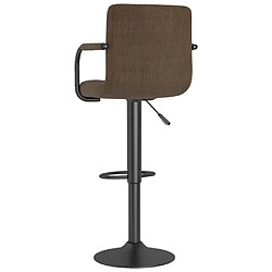 Acheter vidaXL Tabouret de bar Marron Tissu