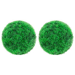 vidaXL Boules de buis artificielles 2 pcs 22 cm