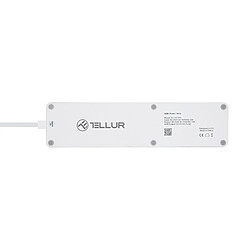 Acheter Barrette d'Alimentation WiFi Tellur, 3 Prises, 4*USB 4A, 2200W, 10A, 1.8m