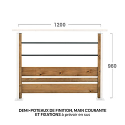 Avis Kordo MOKA Traverses - Kit de remplissage pour garde-corps en bois