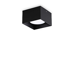 Ideal Lux Downlight carré monté en surface noir