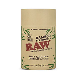 Acheter Boîte Six Shooter Raw Bamboo pour 6 Cônes King Size