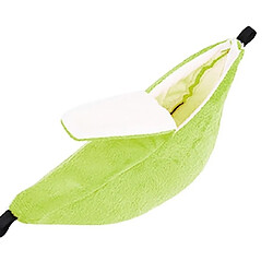 Wewoo Panier pour chien ou Chat Coussin Lit de type banane suspendu à Petit de lune animal vert