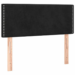 Acheter Maison Chic Tête de lit moderne à LED lumineuse pour chambre - Décoration de lit Noir 90x5x78/88 cm Velours -MN61216