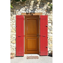 porte D'entrée Bois Pleine, Garnier, H,215xl,90 P,gauche Cote Tableau Gd Menuiseries