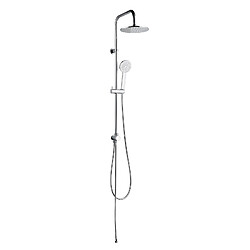 K20 Colonne de Douche sans Robinet K2O Chillout Valley 96,5 cm Design Rond en Acier Inoxydable avec Pommeau de Douche et Douchette à Main